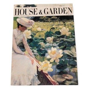 1987 House & Garden Magazine May Creative Living Retro Home Design 80s Vtg Decor
